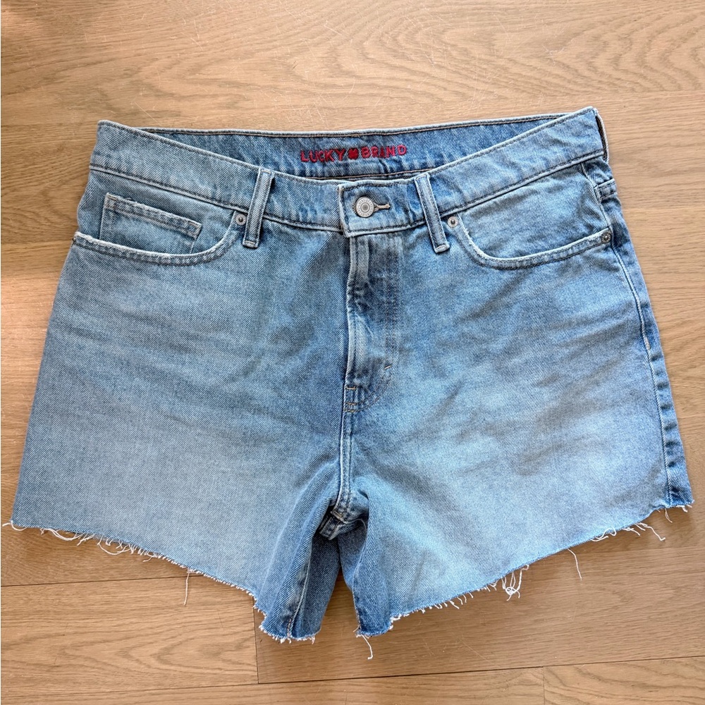 Lucky Brand | High Wasted Light Blue Cutoff Denim Shorts Size 12